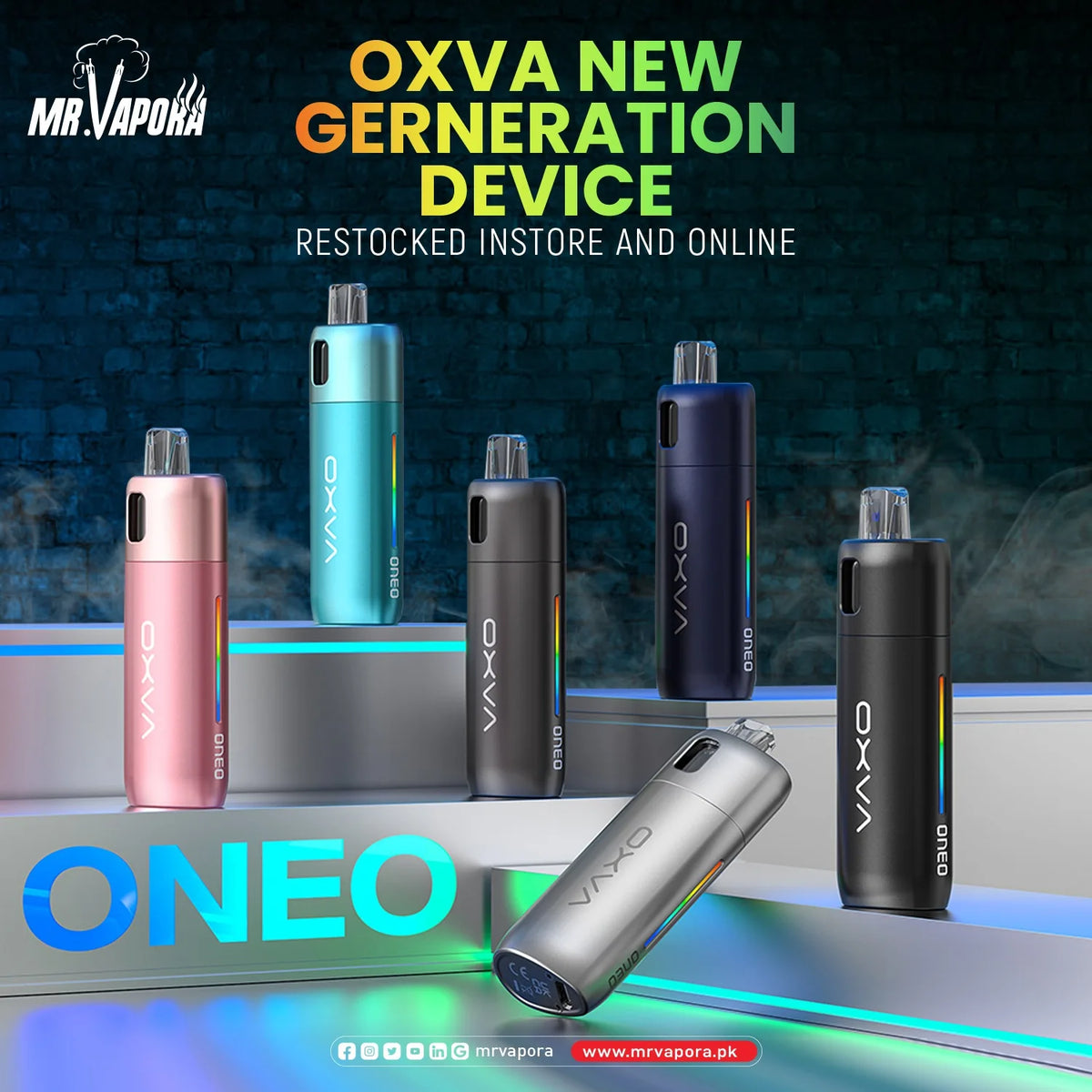 OXVA ONEO POD MOD KIT 40W (1600mAh) - MrVapora.pk