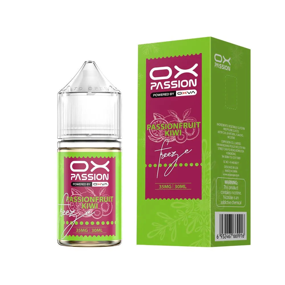 PASSION FRUIT KIWI ICE   30ML-   OX   PASSION   SALT   BY   OXVA - MrVapora.pk