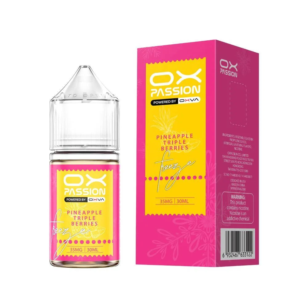 PINEAPPLE TRIPLE BERRIES ICE  30ML- OX PASSION SALT BY OXVA - MrVapora.pk