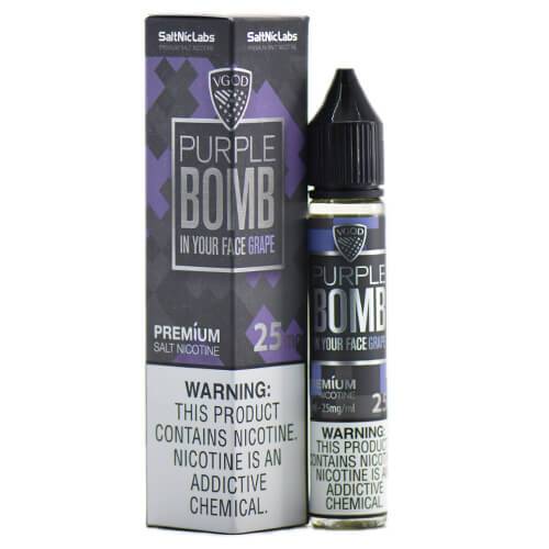 PURPLE BOMB 30ML - VGOD NON ICED  SALT NIC - MrVapora.pk