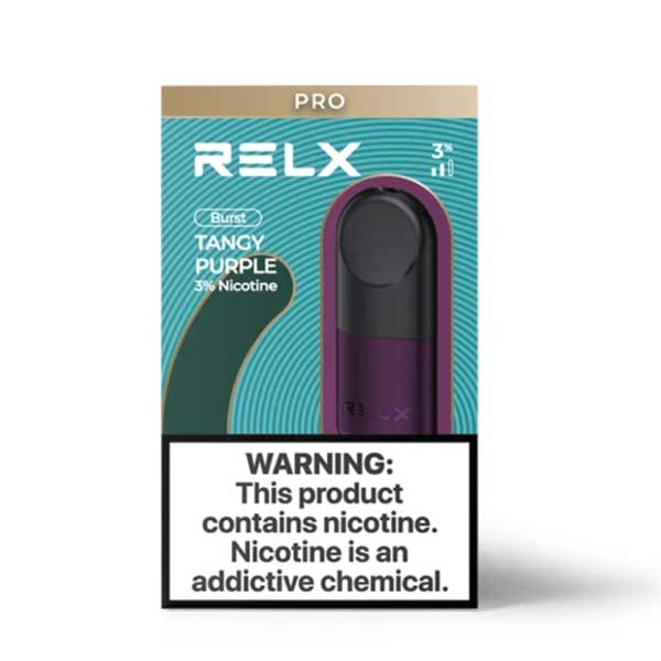 RELX Pod Pro – Tangy Purple (Grape ICE) – 3% Nicotine - MrVapora.pk