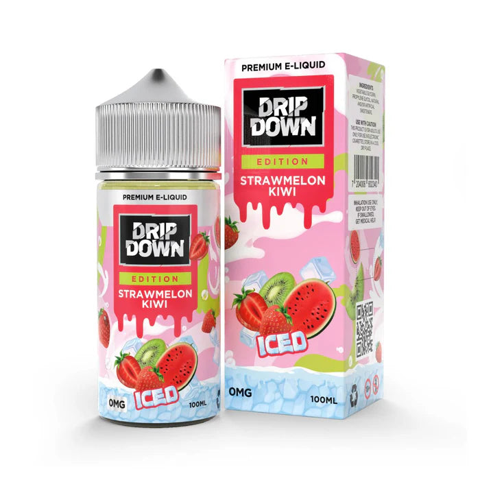 STRAWMELON KIWI ICE  100ML  - DRIP DOWN EDITION - MrVapora.pk