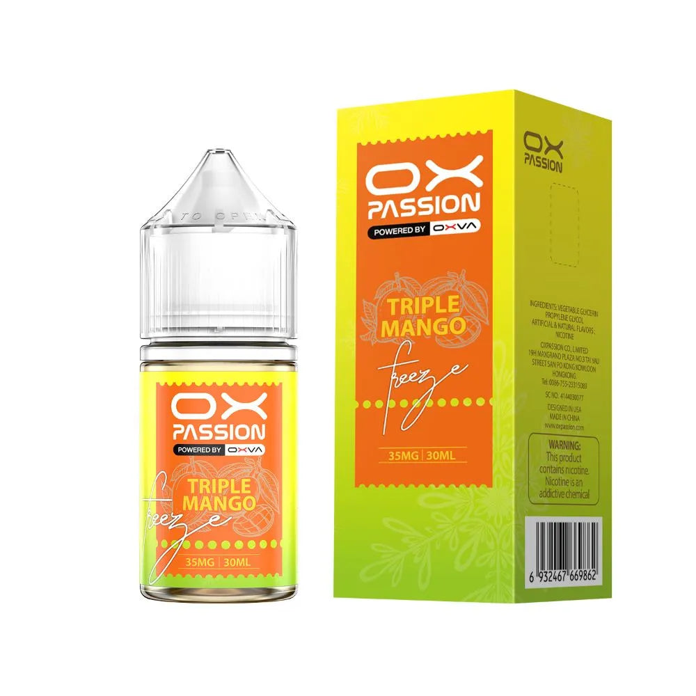 TRIPPLE MANGO- 30ML-   OX   PASSION   SALT   BY   OXVA - MrVapora.pk