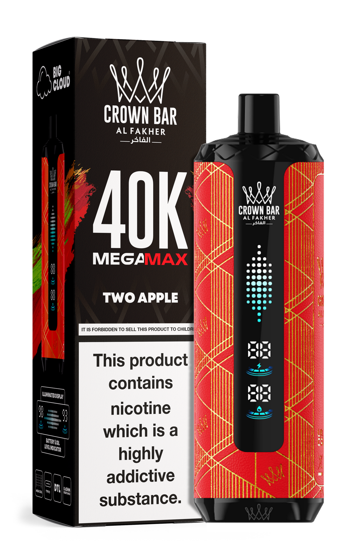 AL FAKHER MEGA MAX 40K CROWN BAR 6MG