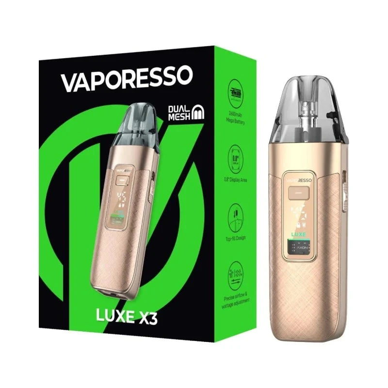 VAPORESSO LUXE X3 PODKIT 45 WATTS - MrVapora.pk