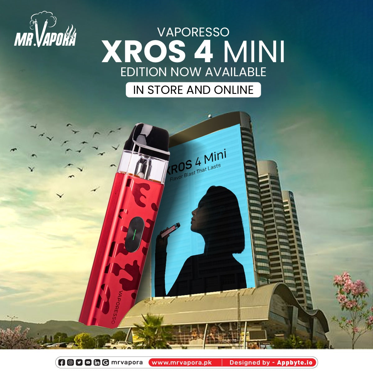 VAPORESSO XROS 4 MINI POD KIT - MrVapora.pk