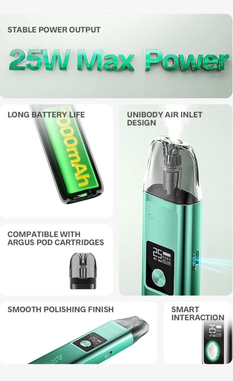 Voopoo Argus G Pod Kit 25W - MrVapora.pk